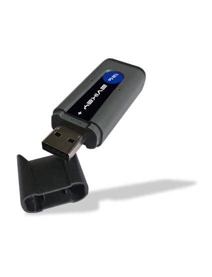 Rugged USB Stick secured EviKey unlock contactless from NFC HSM device by application android phone Freemindtronic from Andorra