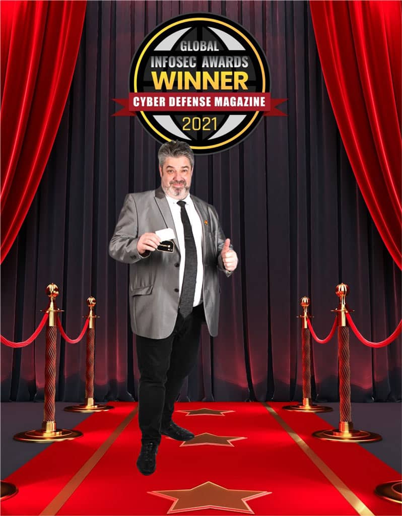 Freemindtronic named winner of the coveted Global Infosec Awards during RSA conference red carpet Cybersecurity Safety Andorra three Awards 2021